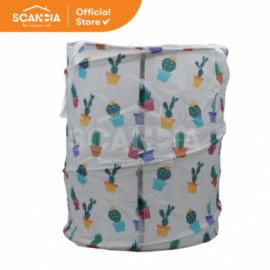 SCANDIA Keranjang Pakaian Nyttige Foldable Laundry Mesh - Cactus