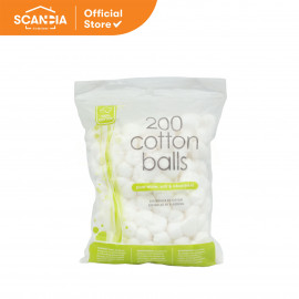 SCANDIA Kapas Cotton Balls 200 Pcs (AP0385)