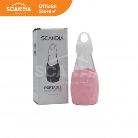 SCANDIA Botol Minum Bottle Glass Portable Hexcol GB-003 - Pink