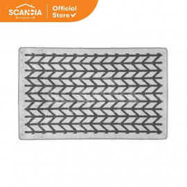 SCANDIA Karpet Rug Verona 100 x 140 cm - Light Grey