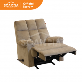 SCANDIA Sofa Recliner 1 Seater Heintze Kursi Bangku 90x94x101 cm Mocha