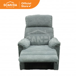 SCANDIA Sofa Recliner 1 Seater Tilbage 82x98x106 CM Grey