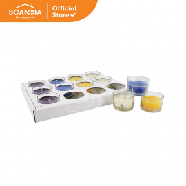 SCANDIA Candle Scented Glass 7.5X5Cm - Dh0431