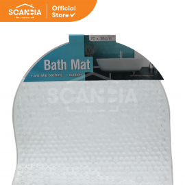 SCANDIA Keset Bath Mat Oval 38x70 Cm (MA0017) - White