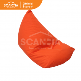 SCANDIA Bean Bag Triangle 120x75x75 Cm Fabric - Orange