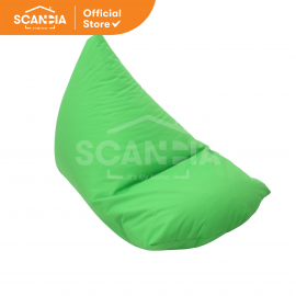 SCANDIA Bean Bag Triangle 120x75x75 Cm Fabric - Green