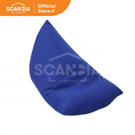 SCANDIA Bean Bag Triangle 120x75x75 Cm Fabric - Navy