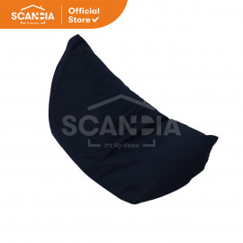 SCANDIA Bean Bag Triangle 120x75x75 Cm Fabric - Black