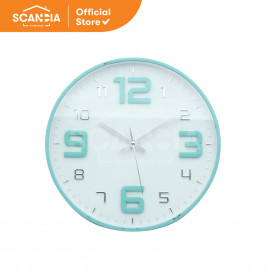 SCANDIA Jam Dinding Clock Easy To Read 30 Cm (GW0165) - Tosca