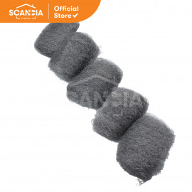 SCANDIA Sikat Cuci Piring Steel Wool Pads 5 Pcs (BC0168)
