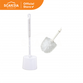 SCANDIA Sikat Wc Toilet Brush With Holder (BH0108) - White