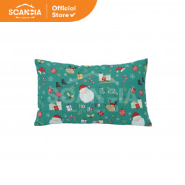 SCANDIA Bantal Sofa Long Cushion 28x50 cm - Christmas Green