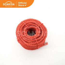 SCANDIA Tali Plastik PE Rope Coil 6mmx12m (HY0002) - Red