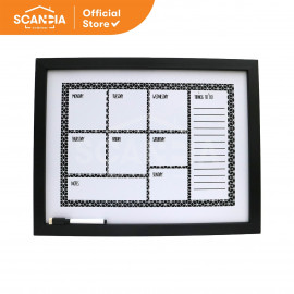 SCANDIA Papan Tulis Note Board With Marker 37.5X47.5X2.8Cm