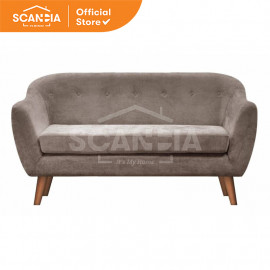 SCANDIA Sofa 2.5 Seater Eggert 170x81x82 Cm Truffle Coklat Arm Chair