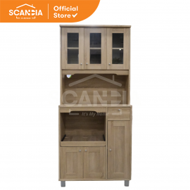 SCANDIA Kitchen Cabinet Soren 80X40X180Cm Sonoma Light