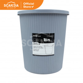 SCANDIA Trash Bin Tempat Sampah Waste Dustbin 30 Cm Grey (SF0171)