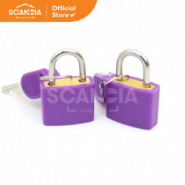 SCANDIA Gembok Koper Luggage Lock 2 Pcs (RG0078) - Ungu