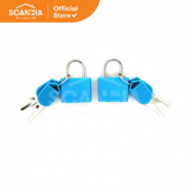 SCANDIA Gembok Koper Luggage Lock 2 Pcs (RG0078) - Biru