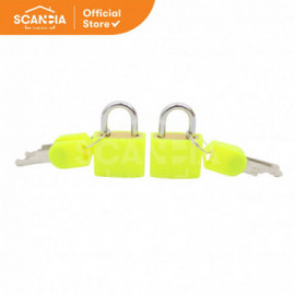 SCANDIA Gembok Koper Luggage Lock 2 Pcs (RG0078) - Kuning